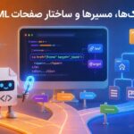 لینکها، مسیرها و ساختار صفحات HTML