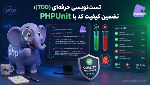 تست‌نویسی حرفه‌ای (TDD)؛ تضمین کیفیت کد با PHPUnit