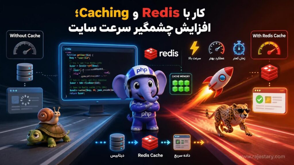 کار با Redis و Caching؛ افزایش چشمگیر سرعت سایت