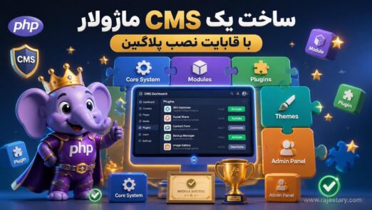 ساخت یک CMS ماژولار با قابلیت نصب پلاگین